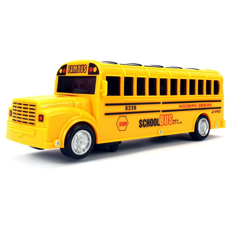 Children s Battery Operated Bump Go Dream School Bus Toy