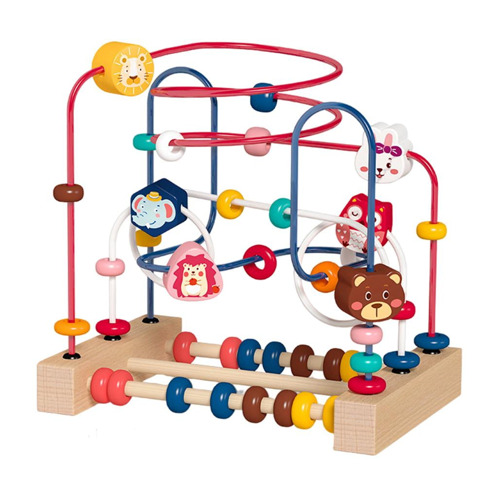 【12月スーパーSALE 15%OFF】 Children-s-Bead-Labyrinth-Toys 知育玩具