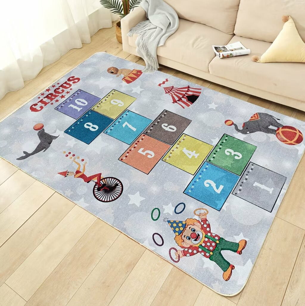 Children's Bedroom Carpets Road Traffic Route Map Rug Living Room ...