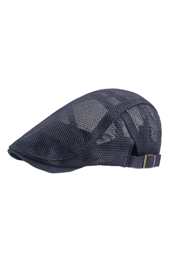 Children's Beret Boys and Children Summer Hollow Mesh Breathable Korean Style Fashion Peaked Cap Girl's Cap Sun-Proof Hat