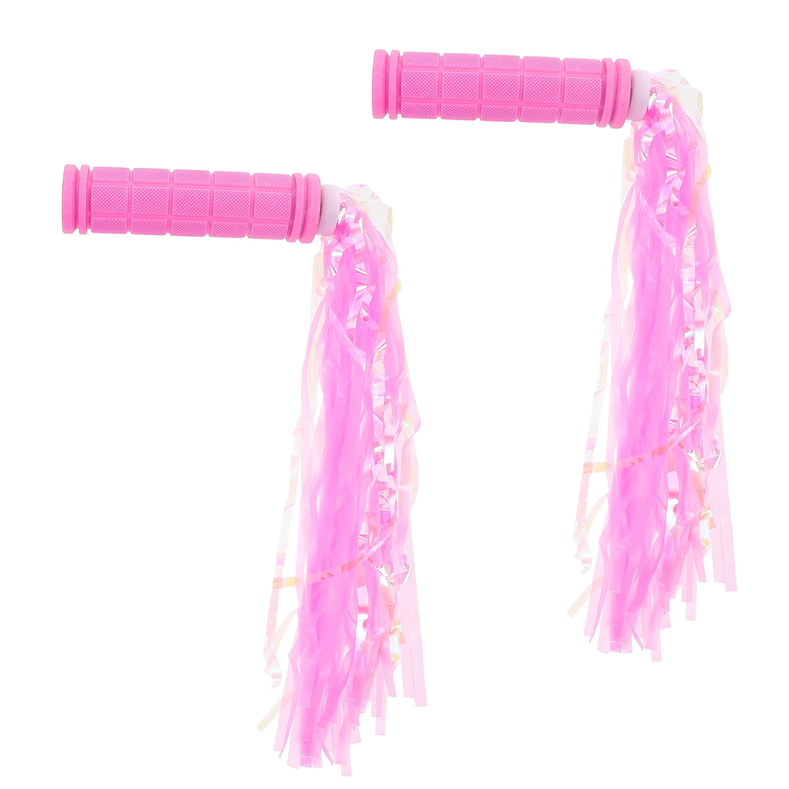 Children's Bicycle Streamer Handle Set Pink Streamers for Bike Handles