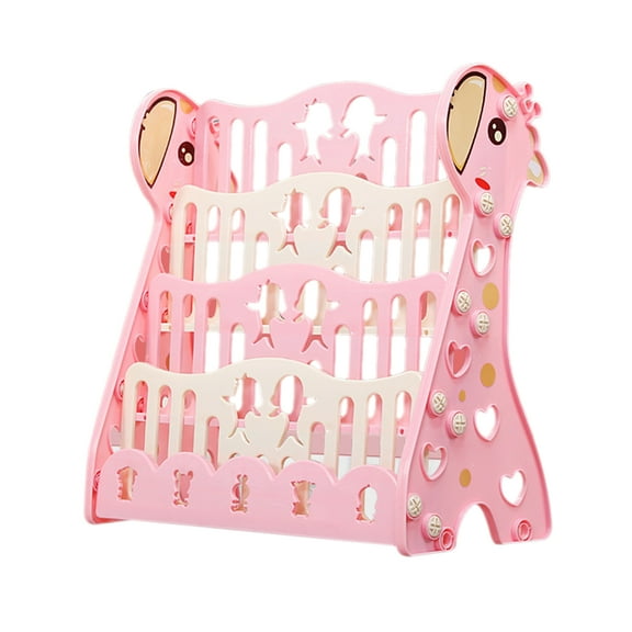 Children's Bookshelf Home School Children Boy Girl Bookshelf With Toy Storage Shelf Giraffe Kid Bookshelves Bookshelf