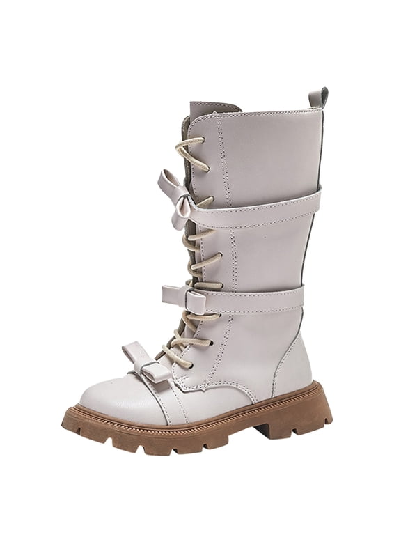 Children's Boots Long Boots Autumn And Winter New Girls' Boots Children's Boots Boot 8 Dress Boots Size 11 Kids All Purpose Boots Girls Toddler Boots Fancy Shoes for Kids Boots for Toddler Girls Size