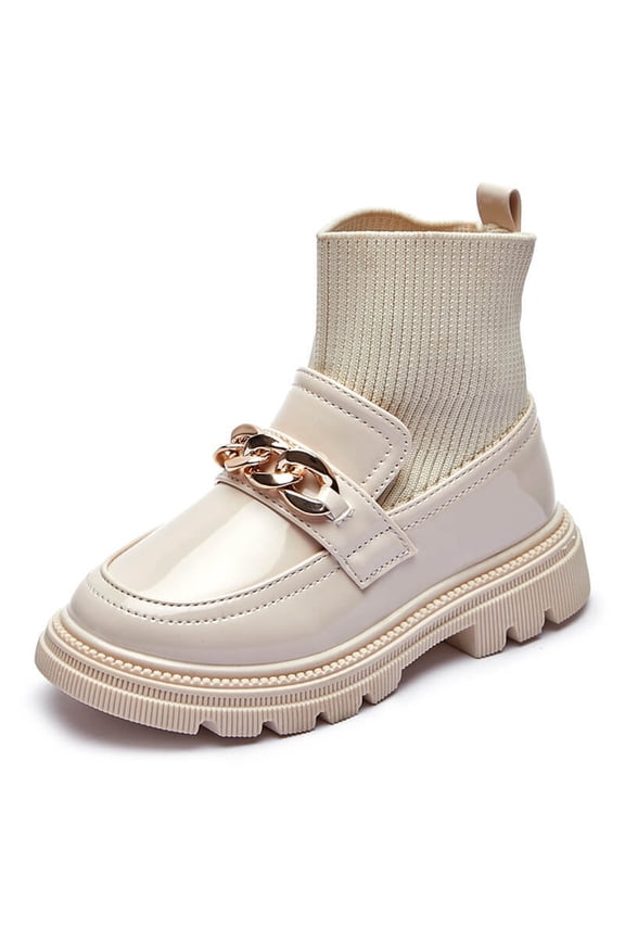 Children's Boots, Single Boots, Knitted Breathable Elastic Socks, Boots, Short Boots