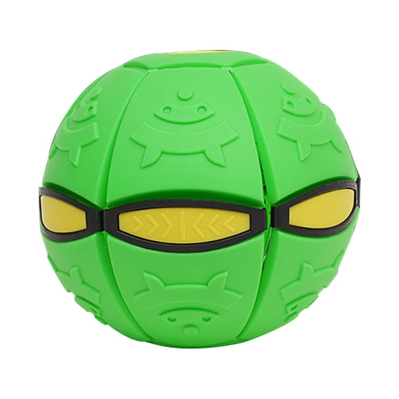 Children's Bouncing Ball, Magic Flying Saucer, Bouncy Ball, Thickened New Pattern Bouncing | Children's Bouncing | Metaball Flying Saucer Disc | Toy Red (No Lights) | Parent Child Interactive Toy