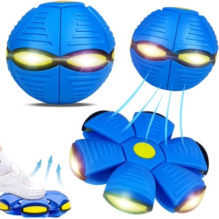 Student's Bouncing Ball Magic Meta Ball - Bouncing Balls Magic Metaball Flying Saucer Bouncy Balls, Parent Interaction (Blue)