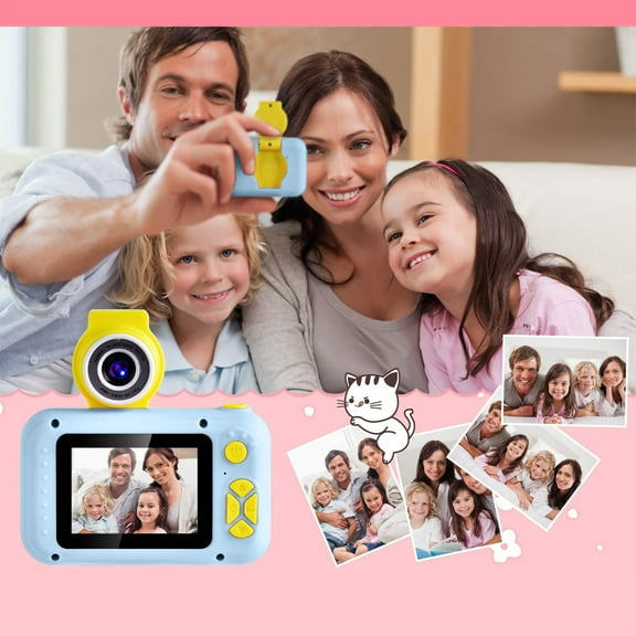 Children's Camera (for 3-12 Year Olds, Boys And Girls), HD Digital Camera With Protective Case, Photographable HD Digital Camera Lens