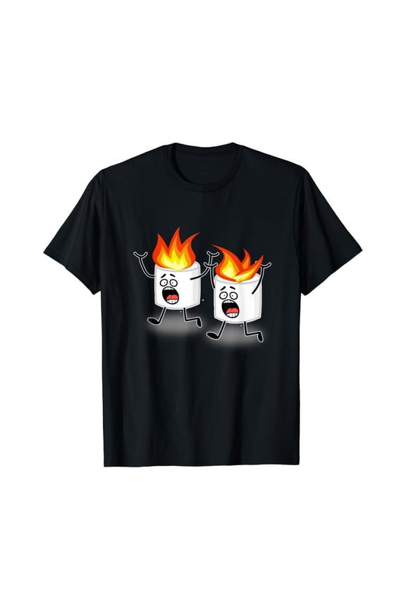 Children's Camp Camping Funny T-shirt Boys Kids Tees