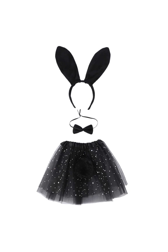 Children's Cartoon Animal Mesh TUTU Half Skirt Festival Party Dance Performance Skirt Skirt+accessories