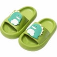 thumbnail image 1 of Children's Cartoon Image Slippers Soft Home Slippers For Boys And Girls Non For Kids 2 To 9 Years Slippers For Kids Green 5 Years-6 Years, 1 of 6