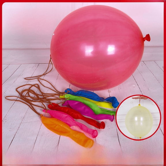 Children's Cartoon Large Clap Balloon Exercise Thickened Hand Clap Balloon Toy with Rubber Band Push Gift -