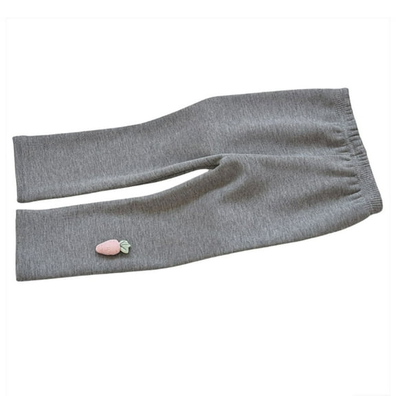 Children's Casual Pant - Girls Winter Thermal Leggings Soft Lined Patterned Trousers for Toddlers Cozy Cold Weather Wear Kids Sports Pants,Grey,18-24 Months