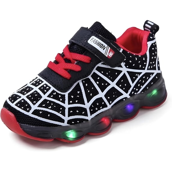 Children's Casual Shoes Boys Breathable Anti-Slip Light Sneakers Unisex Luminous Sneakers for Girls Sport Running Shoes