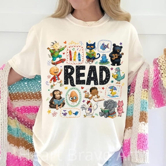 Children's Character Affirmations, I Still Read Children's Books Shirt, Teacher Library Book Club School, Back To School, Classroom Library