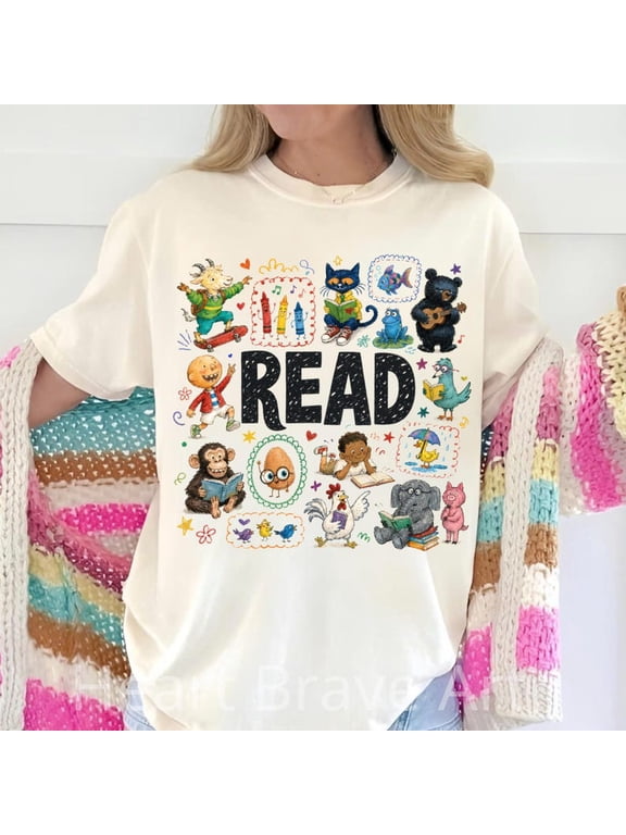 Children's Character Affirmations, I Still Read Children's Books Shirt, Teacher Library Book Club School, Back To School, Classroom Library