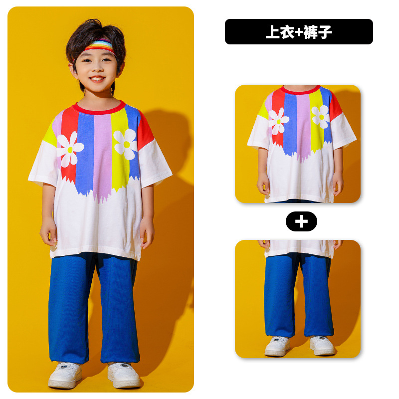 Children's Cheerleading Costume Spring Long Sleeve Competition Suit