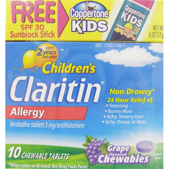 Children's Claritin Grape Non-Drowsy Allergy Liquid, 5 mg