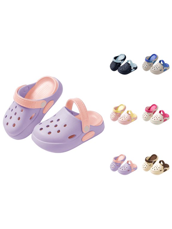 Children's Classic Clog Shoes Summer New EVA Outer Wear Cartoon Cute Baby Toe Slippers on Sandals For Boys And Girls