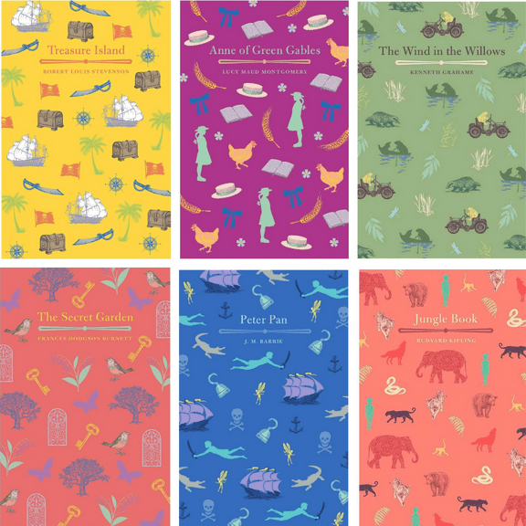 Children's Classic Starter Set : The Jungle Book; Anne of Green Gables; Treasure Island; Peter Pan; The Secret Garden, The Wind in the Willows (Paperback Collection)