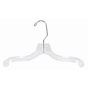 Childrens Clear Plastic Dress Hanger - 12