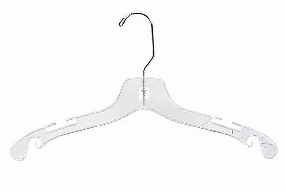 Children's Clear Plastic Dress Hanger - 14" (25)