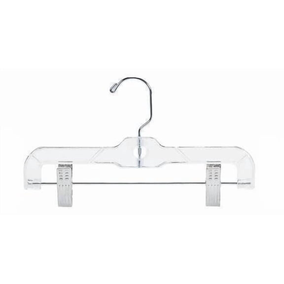 Children's Clear Plastic Pant/Skirt Hanger - 10"