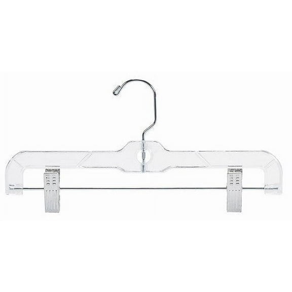 Children's Clear Plastic Pant/Skirt Hanger - 12"