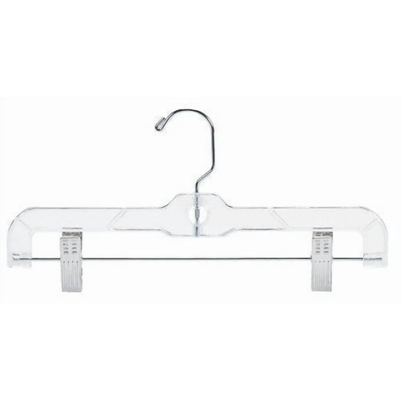 Children's Clear Plastic Pant/Skirt Hanger - 12"