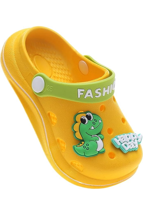 Children's Clogs Summer Pants Unisex Slippers Garden Shoes Girls Boys Beach Sandals Slip On Flat Bath Shoes Rubber Garden Clogs Outdoor