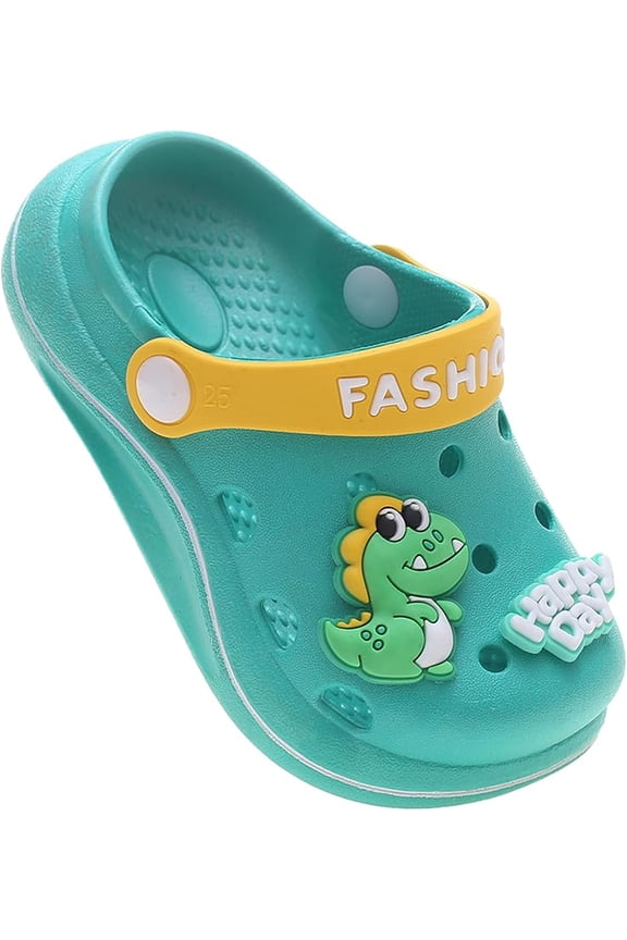 Children's Clogs Summer Pants Unisex Slippers Garden Shoes Girls Boys Beach Sandals Slip On Flat Bath Shoes Rubber Garden Clogs Outdoor