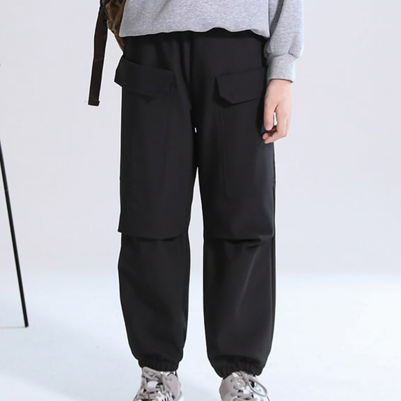 Children's Clothing Boys' Pants Children's Work Pants Medium To Large Children's and Girls' Emergency Pants Clothes for Girls 9-10 Jogger Pants for Girls