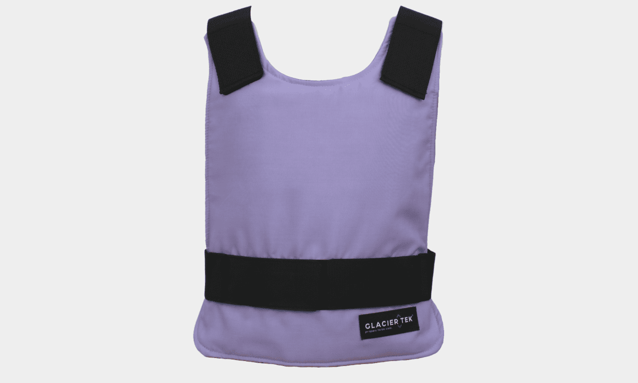 Children's Cooling Vest with Set of 4 Cool Packs - Maintains 59 Degrees for up to 2.5 Hours