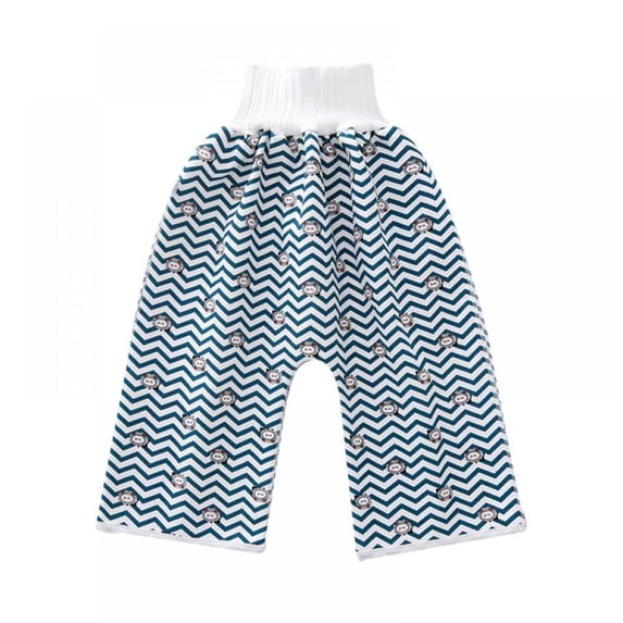 Children's Cotton Training Pants Underwear, High Waist Diaper Pants for Toddler
