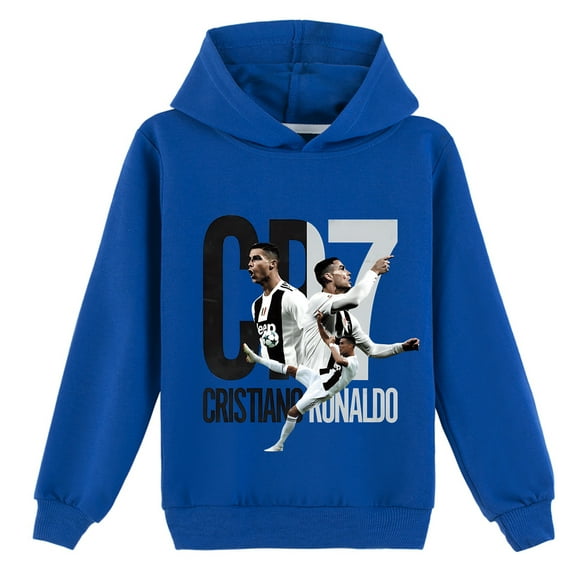Children's Cristiano Ronaldo Long Sleeve Hoodie, Pullover, Boys Girls, Spring
