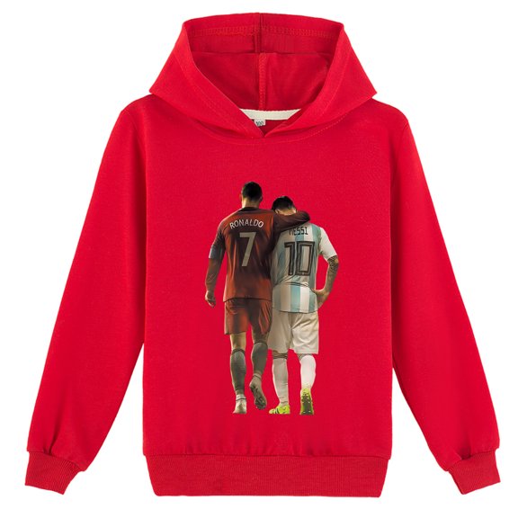 Children's Cristiano Ronaldo Pullover Hoodie, Long Sleeve, Spring Autumn, Unisex