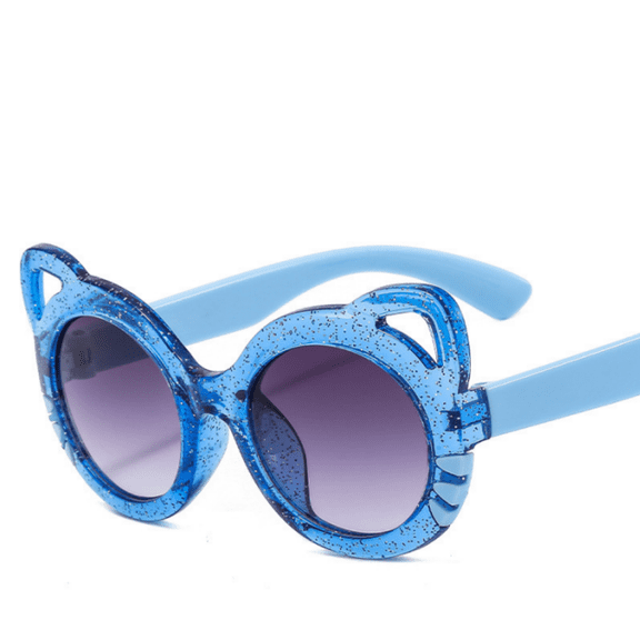 Children's Cute Cat Ears Sunglasses for Boys Girls Outdoor Cartoon UV Protection Sun Glasses Fashion Versatile Baby Eyewear