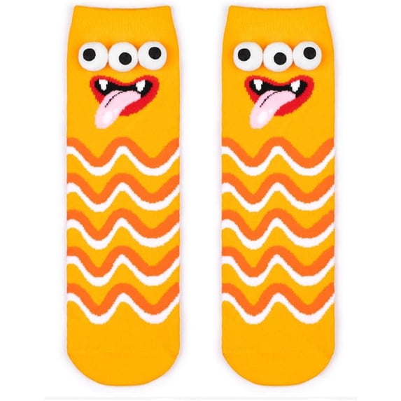 Children's Cute Interesting And Humorous Socks With 3D Eyeball For Kids