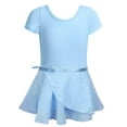 thumbnail image 1 of Children's Dance Dress Training Dress Girls Chinese Dance Ballet Dress Performance Gymnastics Clothing Two Piece Blue 5 Years-6 Years, 1 of 4