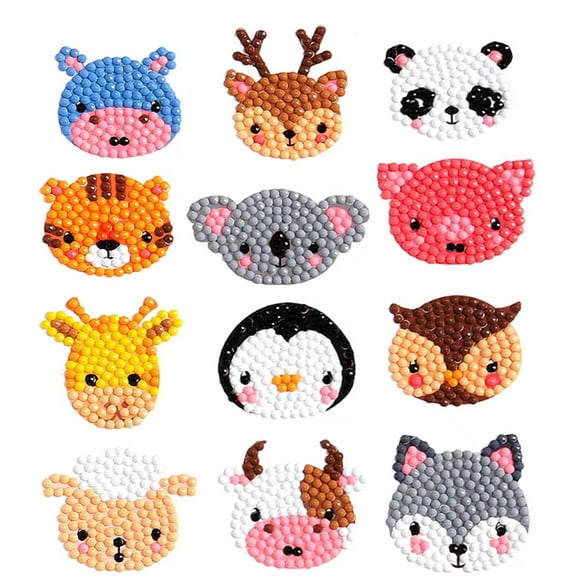 Children's Diamond Painting Kit - DIY Handmade Creative Paste Painting for Children, Diamond Art for Girls Aged 6-12, Art and Handicrafts