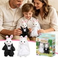thumbnail image 1 of Children's Doll Furniture, Miniature Dollhouse Accessories, 1:12 Scale Forest Family Play Set, Removable Fabric Clothing, Pretend Play for Kids Age 3 and Up, Educational Role-Playing Toys, 1 of 9