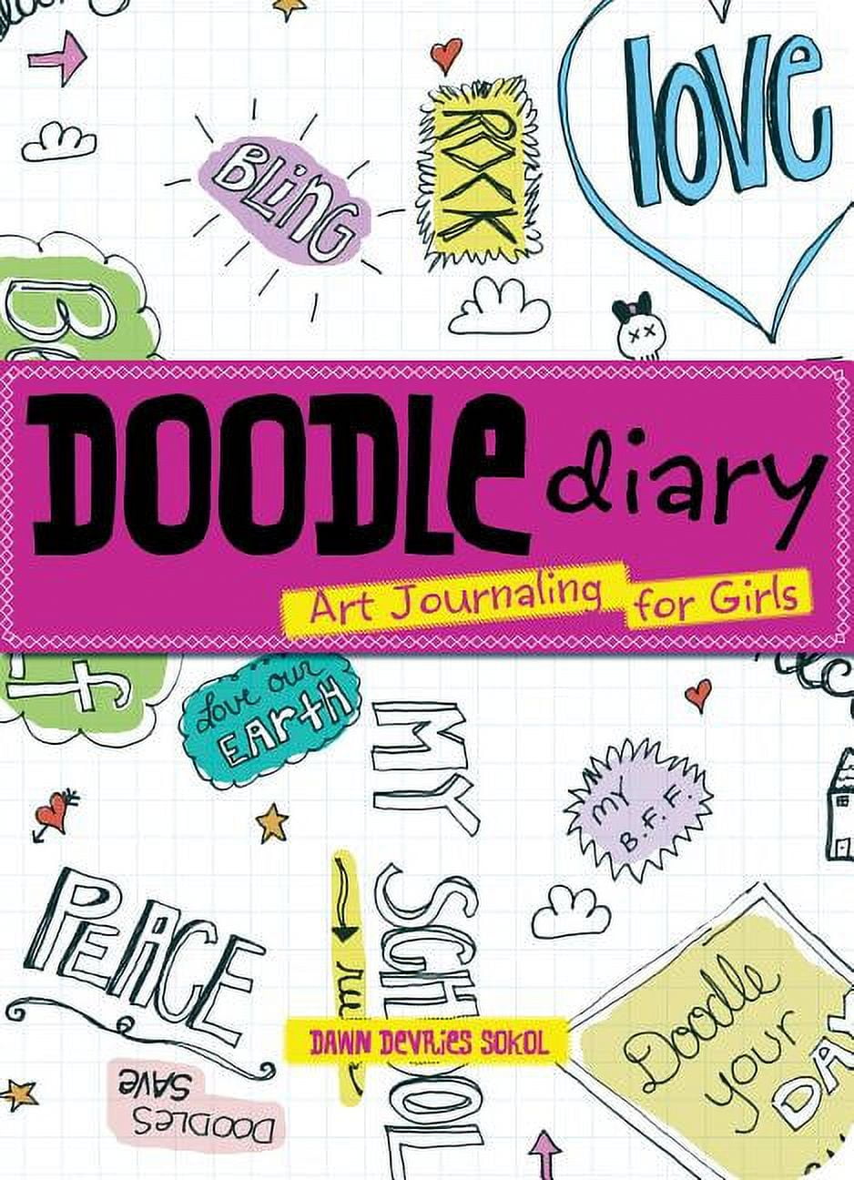 Life is a Doodle Wild and Free & Sketch Pad - Diary for Girls Ages 8-12 -  Gratitude Kids Journal for Self-Expression– Notebook Journal for Writing 