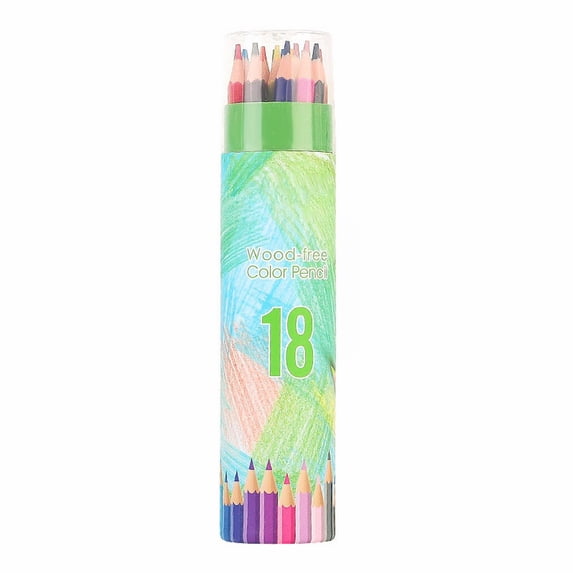 Children's Drawing Colored Pencil Set B Clearance! Children's Painting Color Set 12/24/36/48 Color Canister Student Art Painting Color Water Soluble Color .