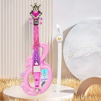 Children's Violin Toy, Early Education Musical Instrument, Light Up Violin With Bow, Fun Pretend Play Toy, Holiday Birthday Gift For Kids