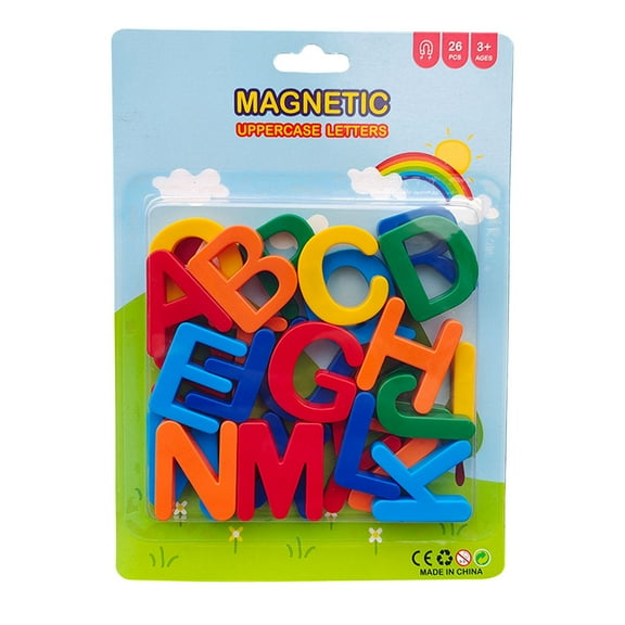 Children's Educational Digital Stickers English Alphabet Learning Toys Refrigerator Decals for Kids Early Language Development