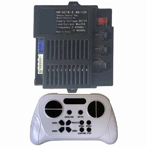 Children's Electric Car Controller -621K-2.4G-12V Electric Car Control Box Controller 2.4G BT Remote Control Receiver,1 x receiver 1 x remote control