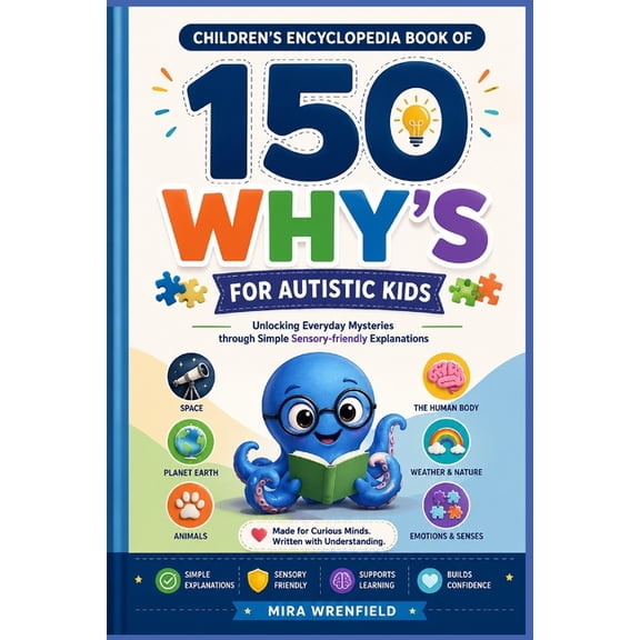 Children's Encyclopedia Book of 150 Why's for Autistic Kids: Unlocking Everyday Mysteries through Simple Sensory Friendl, (Paperback)