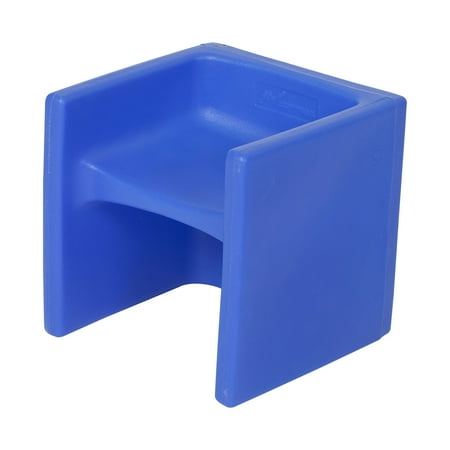 Children’s Factory Children's Factory Multi-use Chair Cube - Blue - Polyethylene - 1 / Each