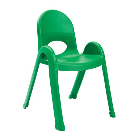 Children’s Factory Value Stack™ 13" Child Chair - Shamrock Green