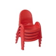 thumbnail image 1 of Angeles 5-Inch Value Stack Chairs (Candy Apple Red) - Pack of 4, 1 of 2