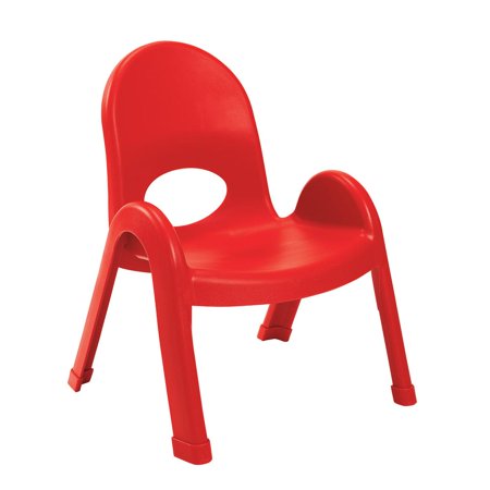 Children’s Factory Value Stack™ 9" Child Chair - Candy Apple Red